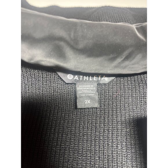 Athleta Hanover Hybrid Vest Puffer Jacket Black Size 2X Ladies - Picture 6 of 10